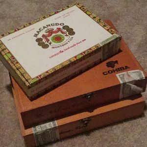3 Cigar Boxes
